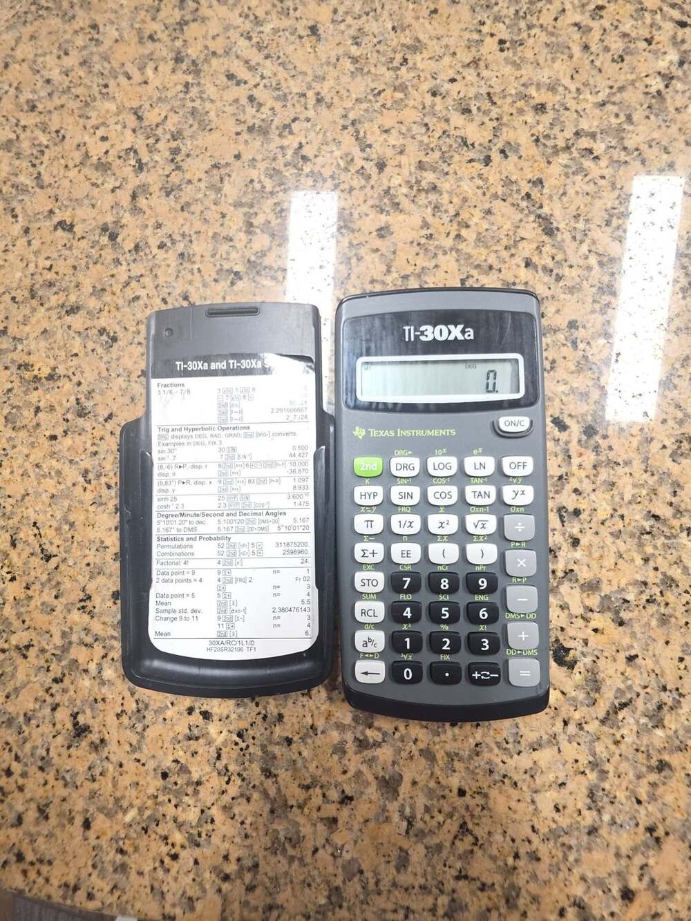 Texas Instruments TI-30Xa Scientific Calculator with Cover
